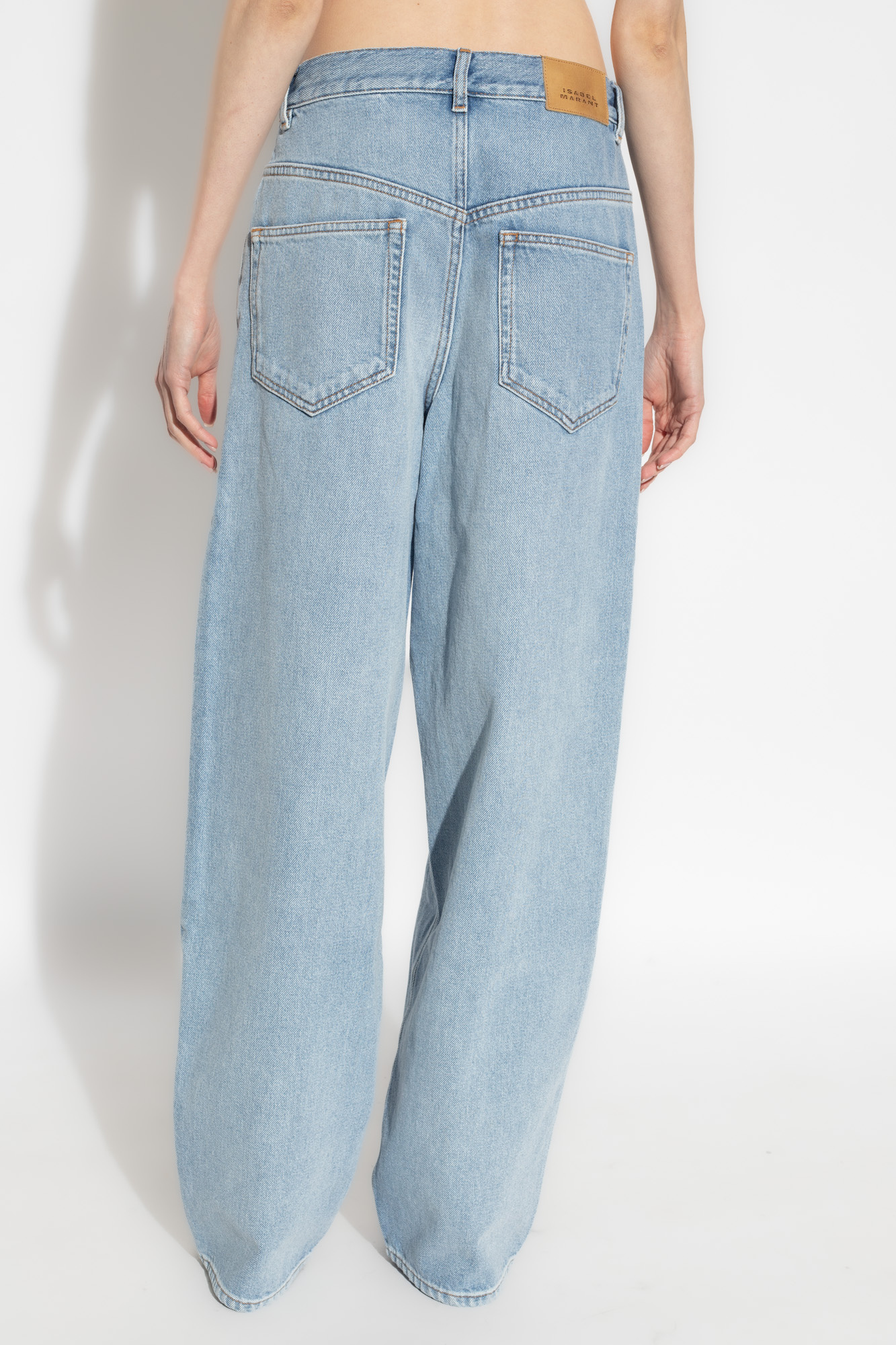 【関税&送料込】Isabel Marant Wide Ice Blue Jeans Lemony wide-leg jeans in blue - Isabel Marant | Mytheresa